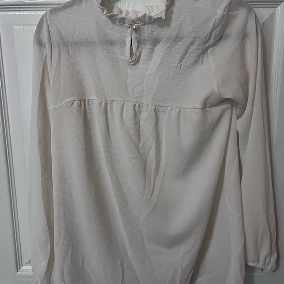 Orange Creek Elegant White Blouse - Picture 4 of 4